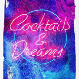 Cuadro NEON COLLECTION - cocktails