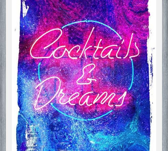 Cuadro NEON COLLECTION - cocktails
