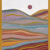 Cuadro Retro rainbow landscape