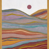 Cuadro Retro rainbow landscape