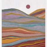 Cuadro Retro rainbow landscape