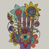 Canvas Hamsa Eye
