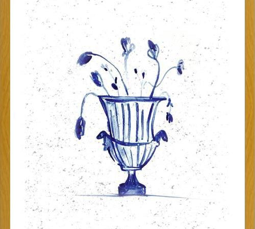 Cuadro Blue Antique