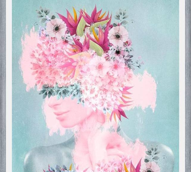 Cuadro Woman in flowers II