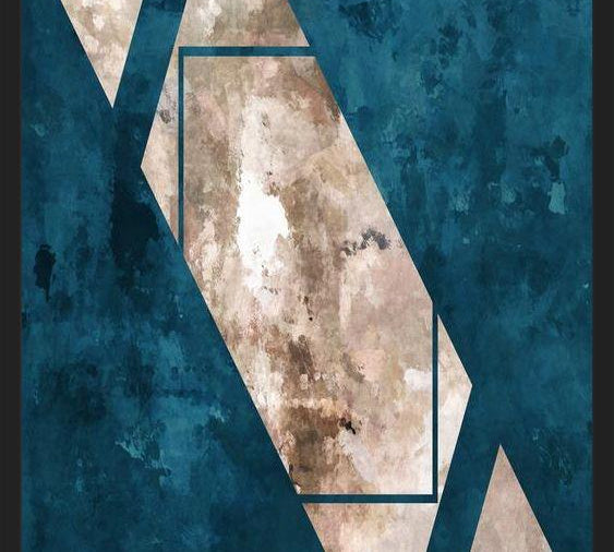 Cuadro Abstracto sobre Geométrico 3