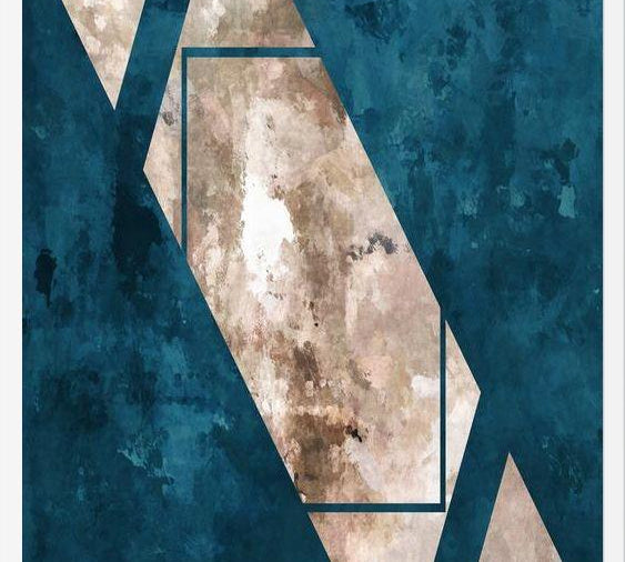 Cuadro Abstracto sobre Geométrico 3