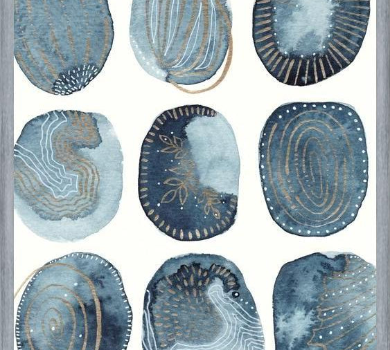Cuadro Indigo watercolorInk 04