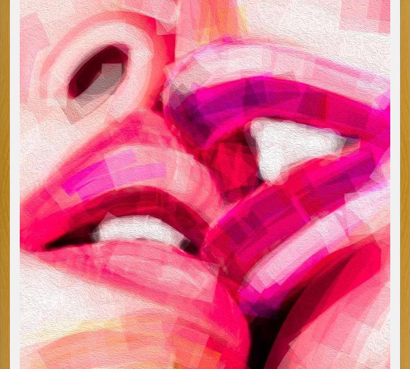 Cuadro Square Kiss
