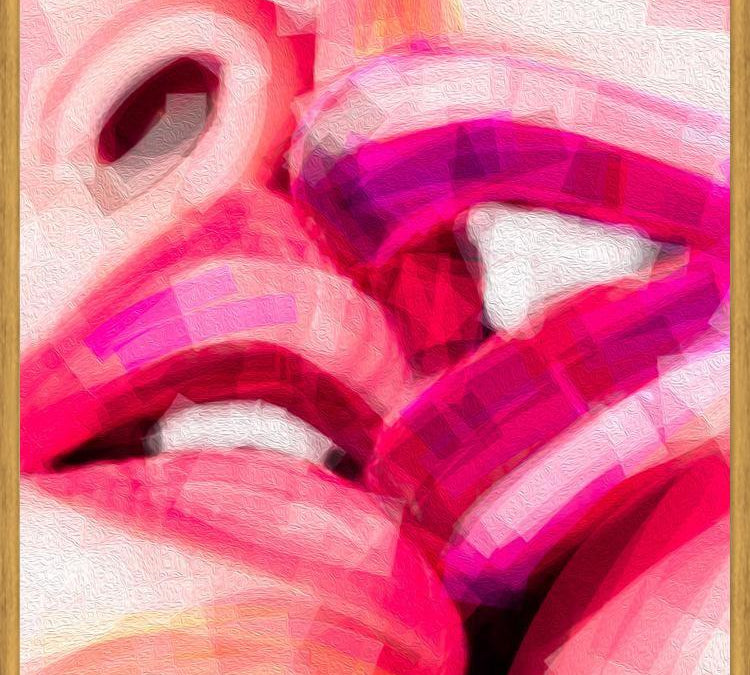Cuadro Square Kiss