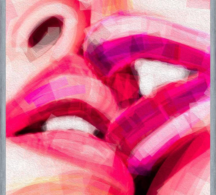 Cuadro Square Kiss