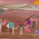 Canvas Camellos en el Desierto