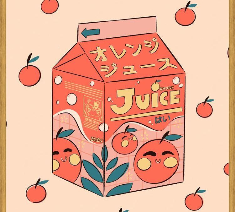 Cuadro Orange Juice Box