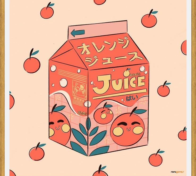 Cuadro Orange Juice Box