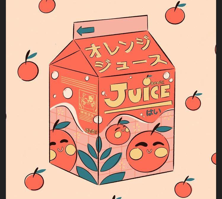 Cuadro Orange Juice Box