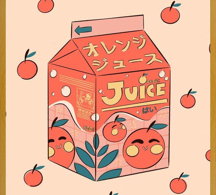 Cuadro Orange Juice Box