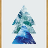 Cuadro Ocean Triangles