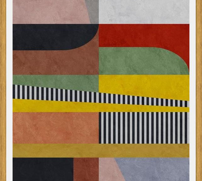 Cuadro Rayas abstractas 2