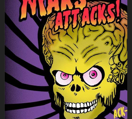 Cuadro Mars Attacks