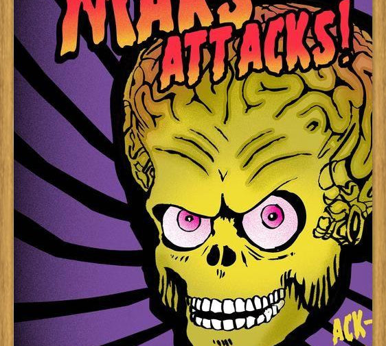 Cuadro Mars Attacks