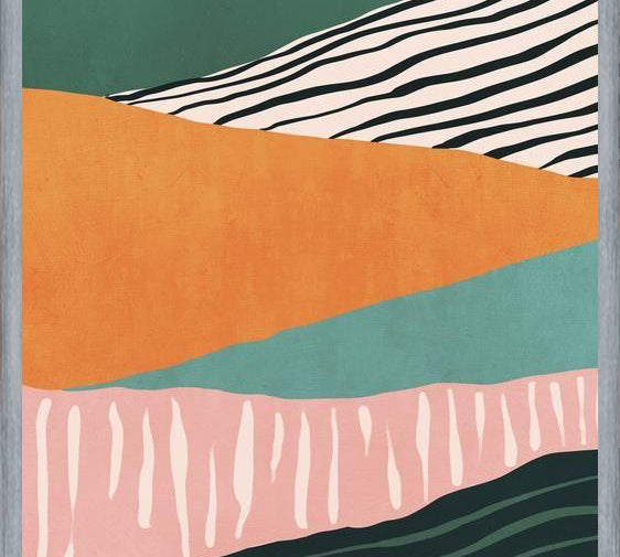 Cuadro Modern irregular Stripes 02