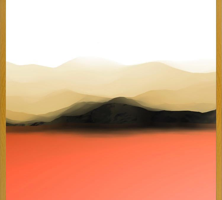 Cuadro Mountainous View 3