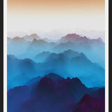 Cuadro Bluish Mountains