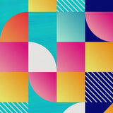 Canvas Scandinavian Geometry