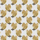 Canvas Butterfly and Monstera Leaf
