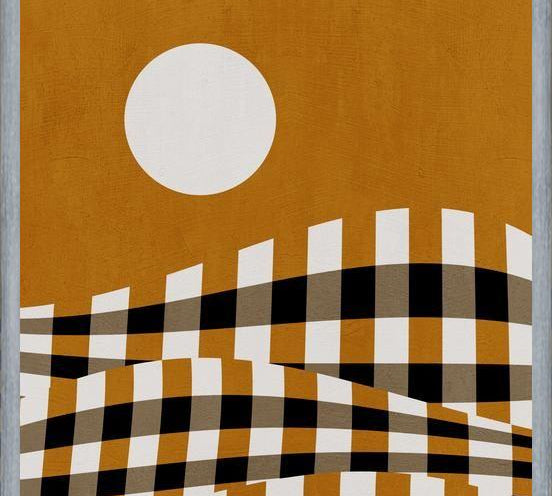 Cuadro Checkerboard Landscape 01