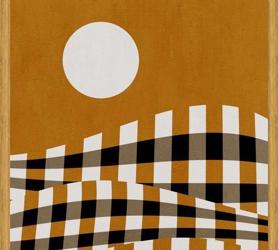 Cuadro Checkerboard Landscape 01