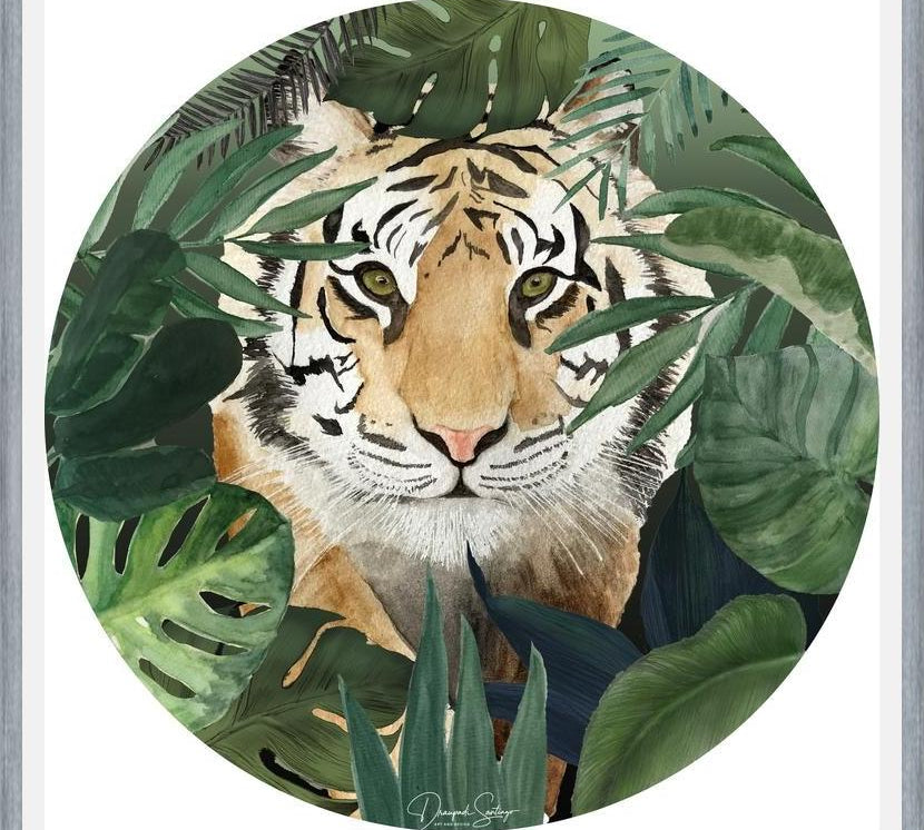 Cuadro Tigre en Jungla