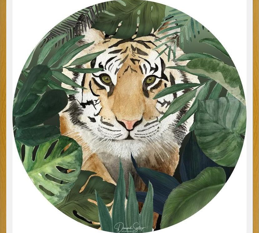 Cuadro Tigre en Jungla
