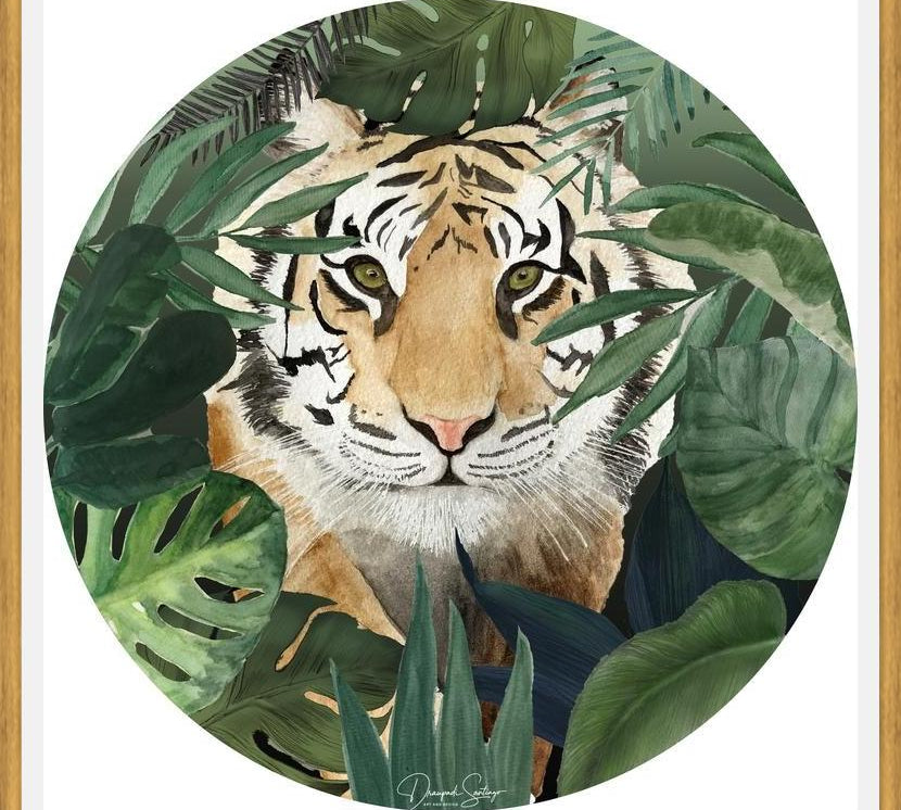 Cuadro Tigre en Jungla