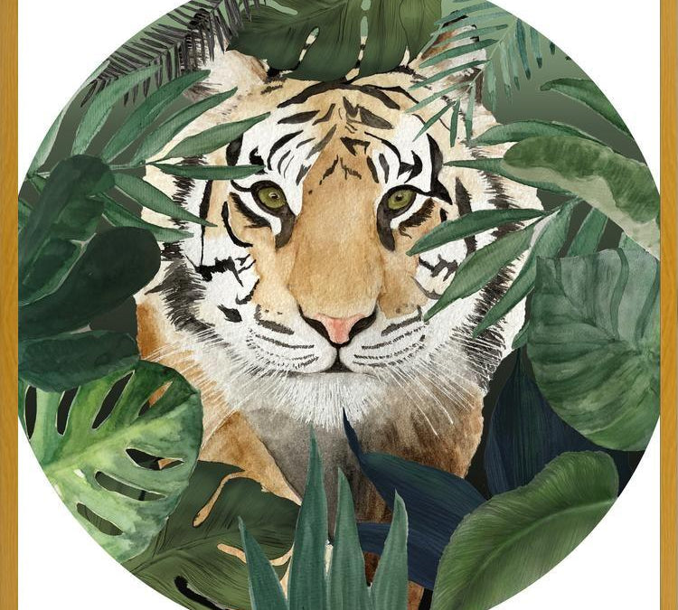 Cuadro Tigre en Jungla