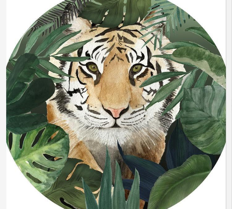 Cuadro Tigre en Jungla