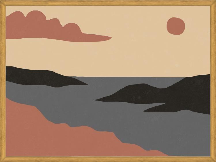 Cuadro Terroso Landscape
