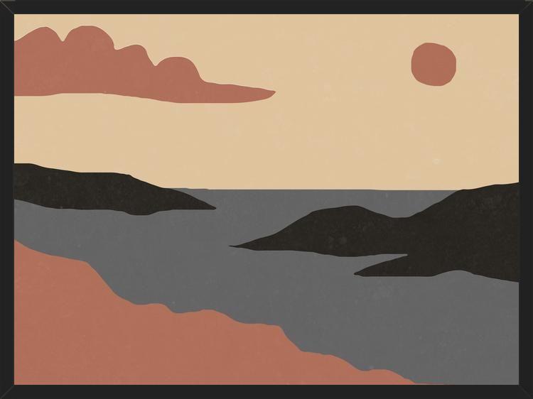 Cuadro Terroso Landscape