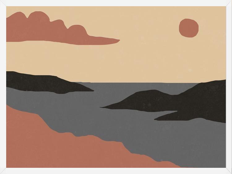 Cuadro Terroso Landscape