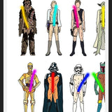 Cuadro Lightsabers