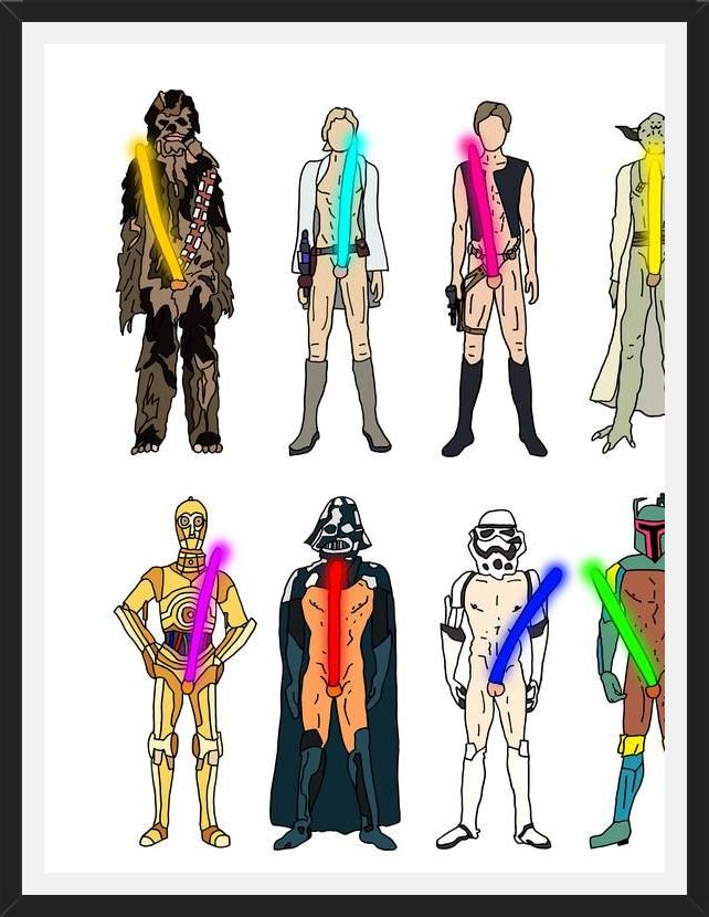 Cuadro Lightsabers