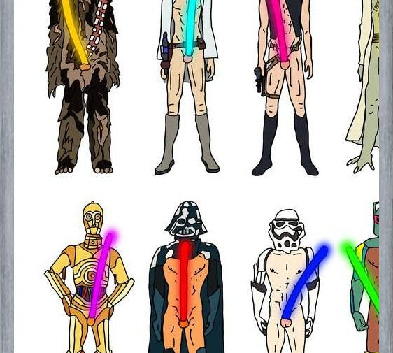 Cuadro Lightsabers