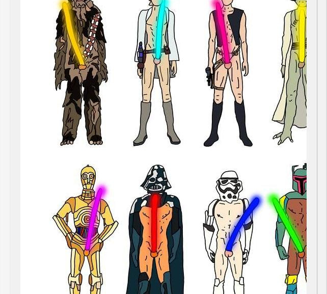 Cuadro Lightsabers