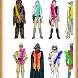 Cuadro Lightsabers