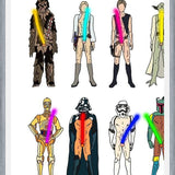Cuadro Lightsabers