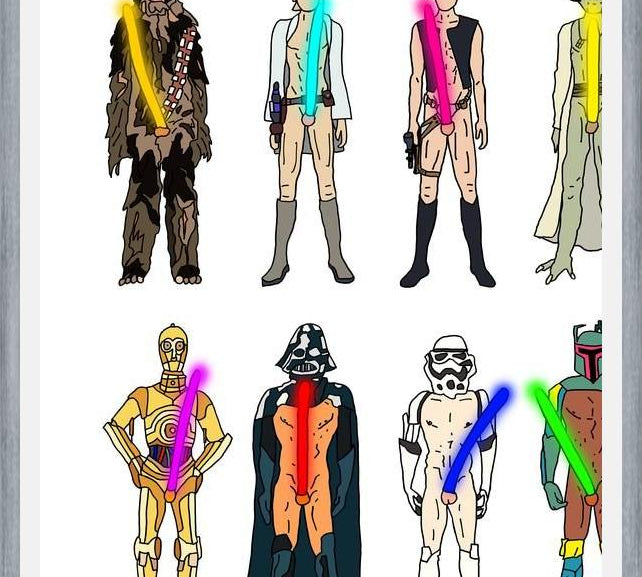 Cuadro Lightsabers