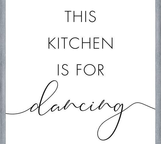 Cuadro This kitchen is for dancing