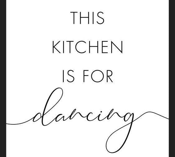 Cuadro This kitchen is for dancing