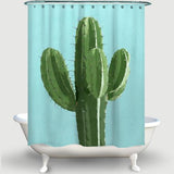 Cortina de Baño Blue Cactus 1