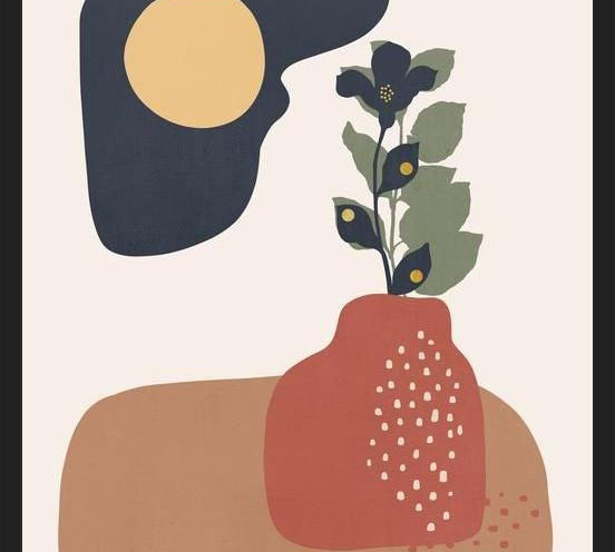Cuadro Organic shapes 1