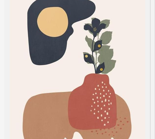 Cuadro Organic shapes 1